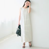 coca/コカ coca ボーダーノースリーブワンピース/508281204