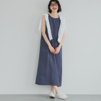 coca/コカ coca ボーダーノースリーブワンピース/508281204
