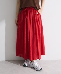Green Parks/グリーン パークス Green Parks I シアーサッカーギャザースカート/508281225