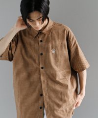 CRAFT STANDARD BOUTIQUE/クラフトスタンダードブティック CRAFT STANDARD BOUTIQUE クラブチェック刺繍入り半袖シャツ/508281251