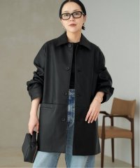 Plage/《予約》Leather Like Car コート/508281285