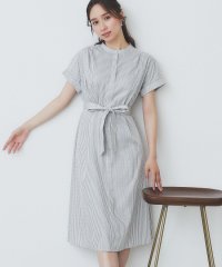 index/インデックス index マルチストライプシャツワンピース【洗濯機可・イージーアイロン・防シワ】/508281362