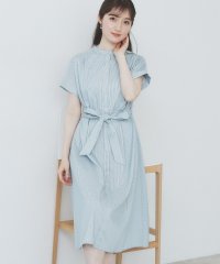 index/インデックス index マルチストライプシャツワンピース【洗濯機可・イージーアイロン・防シワ】/508281362