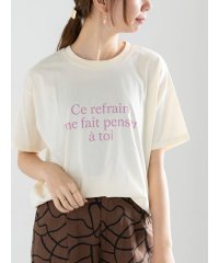 Te chichi/レタードプリントTシャツ/508281369