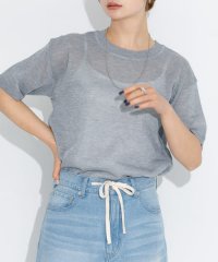 URBAN RESEARCH Sonny Label/【予約】シアーラメニットTシャツ/508281707