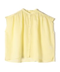 SHIPS WOMEN/SHIPS Primary Navy Label:〈手洗い可能〉ラミー フレンチ スリーブ ブラウス/508281727