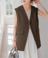 Spick & Span/《予約》Vカラーロングジレ/508281769