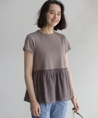KUMIKYOKU（LARGE SIZE）/華感フレア カットソー/508281805