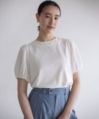 KUMIKYOKU（LARGE SIZE）/華感コンビネーションスリーブ カットソー/508281806