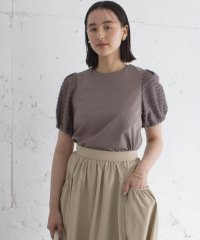 KUMIKYOKU（LARGE SIZE）/華感コンビネーションスリーブ カットソー/508281806