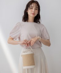 KUMIKYOKU（LARGE SIZE）/華感コンビネーションスリーブ カットソー/508281806