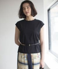 KUMIKYOKU（LARGE SIZE）/【接触冷感・UVケア】フレンチスリーブカットソー/508281807