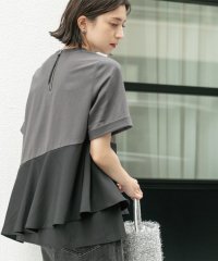 OPAQUE.CLIP/アシンメトリー切替ドッキングトップス/508281925