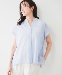UNTITLED/【洗える/スキッパー】フレンチスリーブシアーブラウス/508281931