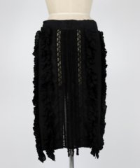 DRESSTERIOR/crinkle crinkle crinkle（クリンクルクリンクルクリンクル）frill rayon shantung エプロンスカート/508281945