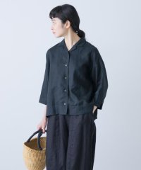 KAGURE/リネンオープンカラーシャツ/508282065