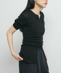 KBF/フロントボタンレイヤードニット/508282098