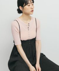 KBF/フロントボタンレイヤードニット/508282098