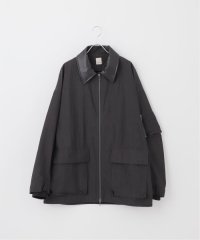 B.C STOCK/《予約》【Deux Allures/ドゥ アリュール】レザーカラー ショートブルゾン/508282161
