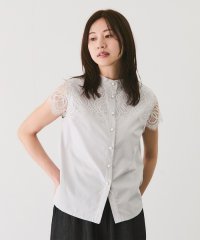 JAYRO/パール釦ショルダーレースブラウス/508282256