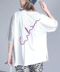 reca/レカ reca ゆるロゴ発泡プリント＆刺繍BIGTシャツ（day254861）/508282350