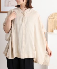 atONE/アットワン atONE RNクールタッチ接触冷感前開きワイドブラウス/508282444