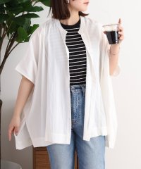 atONE/アットワン atONE RNクールタッチ接触冷感前開きワイドブラウス/508282444