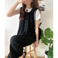 Classical Elf/クラシカルエルフ Classical Elf ふんわり上品、だけどラフ。膨れジャガードが映える、大人のサロペット。ヘンリージャガードサロペット/508282454