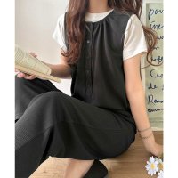Classical Elf/クラシカルエルフ Classical Elf ふんわり上品、だけどラフ。膨れジャガードが映える、大人のサロペット。ヘンリージャガードサロペット/508282454