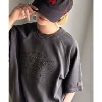 Classical Elf/クラシカルエルフ Classical Elf 《JaVaジャバコラボ》裾はドロストでお好みのシルエットに。ヴィンテージライクな半袖ロゴスウェット/508282463