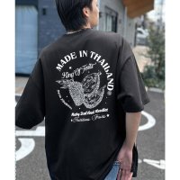 Classical Elf/クラシカルエルフ Classical Elf 《JaVaジャバコラボ》周りと差がつくアート感。綿100％ タイ☆トロピカルフルーツ柄ビッグTシャツ/508282465