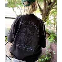 Classical Elf/クラシカルエルフ Classical Elf 《JaVaジャバコラボ》周りと差がつくアート感。綿100％ タイ☆トロピカルフルーツ柄ビッグTシャツ/508282465