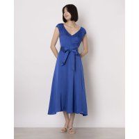 WHISTLES/ウィッスルズ WHISTLES Arie Hammerad Satin Midi Dress/508282622