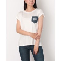 RINASCIMENTO/リナシメント RINASCIMENTO RビジューデニムポケットTシャツ/508282641