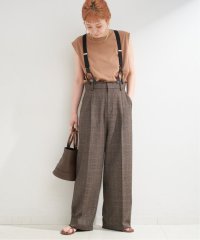 B.C STOCK/《予約》ウォッシャブル / サスペンダー付きタックパンツ/508282797