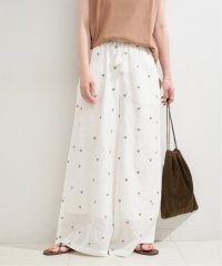 B.C STOCK/《予約》【WEB限定】手洗い可 / フラワー刺繍ギャザーパンツ/508282801