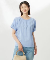 J.PRESS LADIES/【WEB限定カラーあり・洗える】ストライプジャージー フレンチスリーブ カットソー/508284046