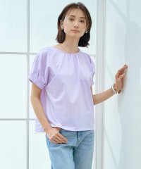 J.PRESS LADIES/【WEB限定カラーあり・洗える】ストライプジャージー フレンチスリーブ カットソー/508284046