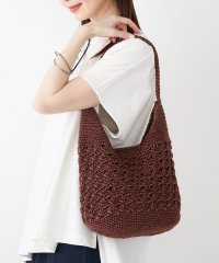 SHIPS Colors WOMEN/《追加・新色予約》SHIPS Colors:メタリック クロシェ バッグ◆/506004264