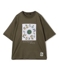 CABaN /CABaN スビンコットン フラワーサークルプリントＴシャツ/506440191