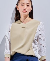 INDIVI/新色登場！【洗える／体型カバー】レースコンビトップス/508022842