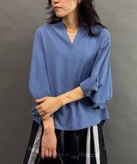 NICOLE white/スキッパーパフブラウス/508023910