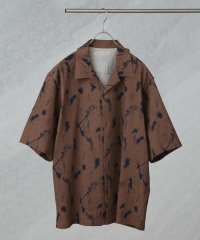 NANO universe/ランダムサッカープリントシャツ 半袖/508142096