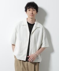 NANO universe/ネップツイルポケットシャツ 半袖/508182800