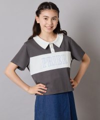 a.v.v(KID'S)/【接触冷感/ジメジメ対策】[130－160]えり付き切替ロゴTシャツ/508194798