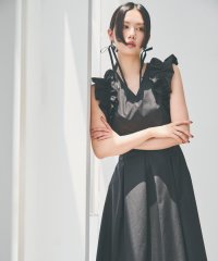 AND COUTURE/ショルダーフリルベルト付きワンピース/508272951