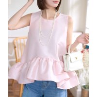 KOBE LETTUCE/コウベレタス KOBE LETTUCE ペプラムボリューミーシャイニーブラウス [C7545]/508274867