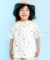 SLAP SLIP/【吸汗速乾】ビーチ海総柄半袖Tシャツ(80~130cm)/508276234