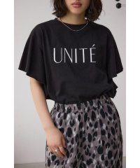 AZUL by moussy/ラッフルスリーブロゴTシャツ/508280557