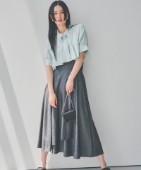 AND COUTURE/サイドリブシャンブレーデニムスカート/508280607